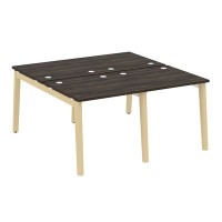 Onix Wood OW.D.RS-4.0.8 (Дуб Мали/Дуб светлый) Рабочая станция, опоры - массив дерева