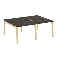 Onix Wood OW.D.RS-4.1.7 (Дуб Мали/Дуб светлый) Рабочая станция, опоры - массив дерева