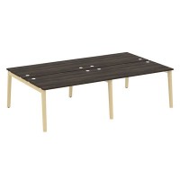 Onix Wood OW.D.RS-4.3.8 (Дуб Мали/Дуб светлый) Рабочая станция, опоры - массив дерева