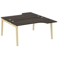 Onix Wood OW.D.SA-1 (Дуб Мали/Дуб светлый) Рабочая станция, опоры - массив дерева