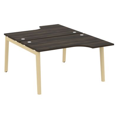 Onix Wood OW.D.SA-2 (Дуб Мали/Дуб светлый) Рабочая станция, опоры - массив дерева