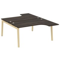 Onix Wood OW.D.SA-4 (Дуб Мали/Дуб светлый) Рабочая станция, опоры - массив дерева