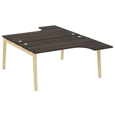 Onix Wood OW.D.SA-4 (Дуб Мали/Дуб светлый) Рабочая станция, опоры - массив дерева