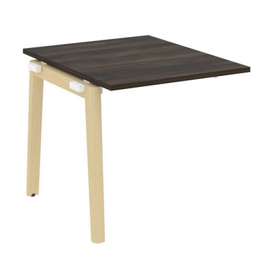 Onix Wood OW.NPRG-0 (Дуб Мали/Дуб светлый) Проходной наборный элемент переговорного стола, опоры - массив дерева