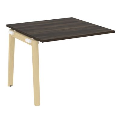 Onix Wood OW.NPRG-1 (Дуб Мали/Дуб светлый) Проходной наборный элемент переговорного стола, опоры - массив дерева