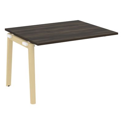 Onix Wood OW.NPRG-2 (Дуб Мали/Дуб светлый) Проходной наборный элемент переговорного стола, опоры - массив дерева