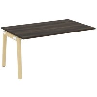 Onix Wood OW.NPRG-4 (Дуб Мали/Дуб светлый) Проходной наборный элемент переговорного стола, опоры - массив дерева