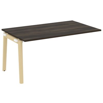 Onix Wood OW.NPRG-4 (Дуб Мали/Дуб светлый) Проходной наборный элемент переговорного стола, опоры - массив дерева