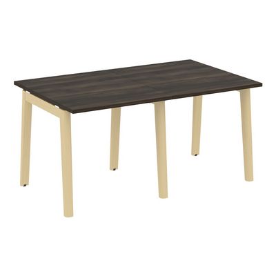 Onix Wood OW.PRG-2.0 (Дуб Мали/Дуб светлый) Стол переговорный, 2 столешницы, опоры - массив дерева