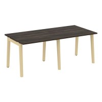 Onix Wood OW.PRG-2.1 (Дуб Мали/Дуб светлый) Стол переговорный, 2 столешницы, опоры - массив дерева