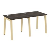 Onix Wood OW.RS-2.0.7 (Дуб Мали/Дуб светлый) Рабочая станция, опоры - массив дерева