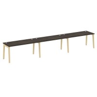 Onix Wood OW.RS-3.4.7 (Дуб Мали/Дуб светлый) Рабочая станция, опоры - массив дерева