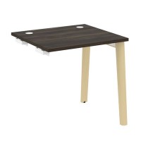 Onix Wood OW.SPR-0.7 (Дуб Мали/Дуб светлый) Стол-приставка к опорным элементам, опоры - массив дерева