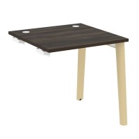 Onix Wood OW.SPR-0.8 (Дуб Мали/Дуб светлый) Стол-приставка к опорным элементам, опоры - массив дерева