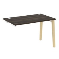 Onix Wood OW.SPR-2.7 (Дуб Мали/Дуб светлый) Стол-приставка к опорным элементам, опоры - массив дерева