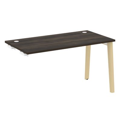 Onix Wood OW.SPR-3.7 (Дуб Мали/Дуб светлый) Стол-приставка к опорным элементам, опоры - массив дерева