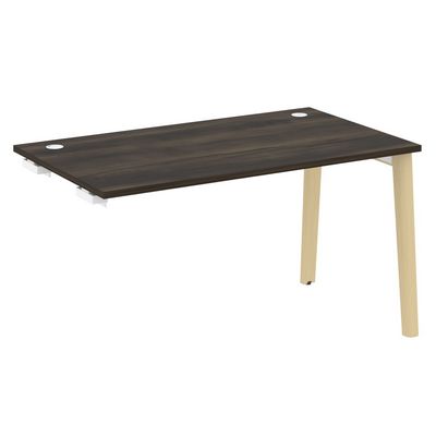 Onix Wood OW.SPR-3.8 (Дуб Мали/Дуб светлый) Стол-приставка к опорным элементам, опоры - массив дерева