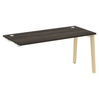 Onix Wood OW.SPR-4.7 (Дуб Мали/Дуб светлый) Стол-приставка к опорным элементам, опоры - массив дерева