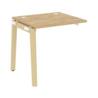 Onix Wood OW.1.NRS-0.7 (Тиквуд светлый/Дуб светлый) Наборный элемент рабочей станции, опоры - массив дерева