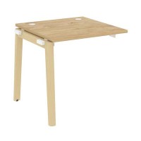 Onix Wood OW.1.NRS-0.8 (Тиквуд светлый/Дуб светлый) Наборный элемент рабочей станции, опоры - массив дерева