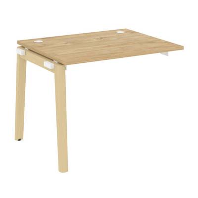 Onix Wood OW.1.NRS-1.8 (Тиквуд светлый/Дуб светлый) Наборный элемент рабочей станции, опоры - массив дерева