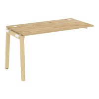 Onix Wood OW.1.NRS-3.7 (Тиквуд светлый/Дуб светлый) Наборный элемент рабочей станции, опоры - массив дерева