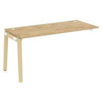 Onix Wood OW.1.NRS-4.7 (Тиквуд светлый/Дуб светлый) Наборный элемент рабочей станции, опоры - массив дерева