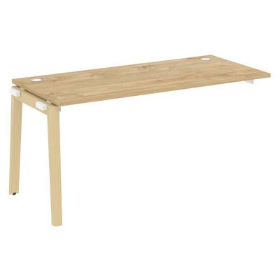 Onix Wood OW.1.NRS-4.7 (Тиквуд светлый/Дуб светлый) Наборный элемент рабочей станции, опоры - массив дерева