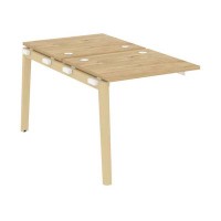 Onix Wood OW.2.NRS-0.7 (Тиквуд светлый/Дуб светлый) Наборный элемент рабочей станции, опоры - массив дерева