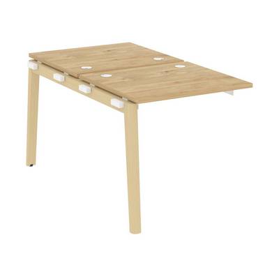 Onix Wood OW.2.NRS-0.7 (Тиквуд светлый/Дуб светлый) Наборный элемент рабочей станции, опоры - массив дерева