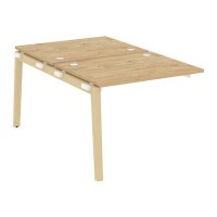 Onix Wood OW.2.NRS-1.8 (Тиквуд светлый/Дуб светлый) Наборный элемент рабочей станции, опоры - массив дерева