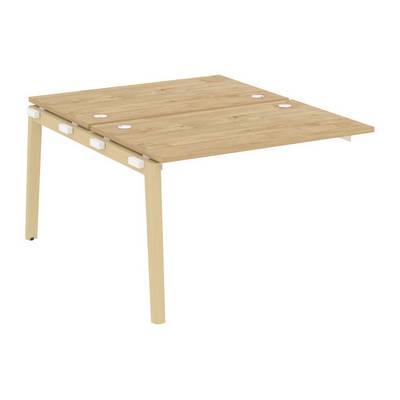 Onix Wood OW.2.NRS-2.7 (Тиквуд светлый/Дуб светлый) Наборный элемент рабочей станции, опоры - массив дерева