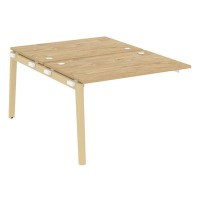 Onix Wood OW.2.NRS-2.8 (Тиквуд светлый/Дуб светлый) Наборный элемент рабочей станции, опоры - массив дерева