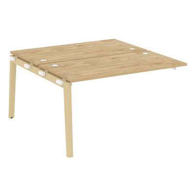 Onix Wood OW.2.NRS-3.7 (Тиквуд светлый/Дуб светлый) Наборный элемент рабочей станции, опоры - массив дерева