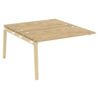 Onix Wood OW.2.NRS-3.8 (Тиквуд светлый/Дуб светлый) Наборный элемент рабочей станции, опоры - массив дерева