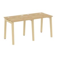 Onix Wood OW.RS-2.0.7 (Тиквуд светлый/Дуб светлый) Рабочая станция, опоры - массив дерева