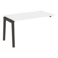 Onix Wood OW.1.NRS-3.7 (Белый бриллиант/Дуб темный) Наборный элемент рабочей станции, опоры - массив дерева