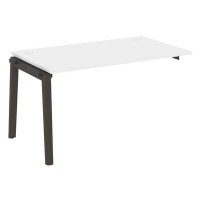 Onix Wood OW.1.NRS-3.8 (Белый бриллиант/Дуб темный) Наборный элемент рабочей станции, опоры - массив дерева