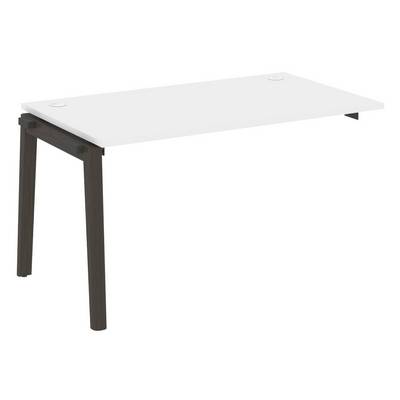 Onix Wood OW.1.NRS-3.8 (Белый бриллиант/Дуб темный) Наборный элемент рабочей станции, опоры - массив дерева