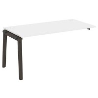 Onix Wood OW.1.NRS-4.8 (Белый бриллиант/Дуб темный) Наборный элемент рабочей станции, опоры - массив дерева