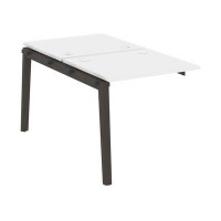 Onix Wood OW.2.NRS-0.7 (Белый бриллиант/Дуб темный) Наборный элемент рабочей станции, опоры - массив дерева