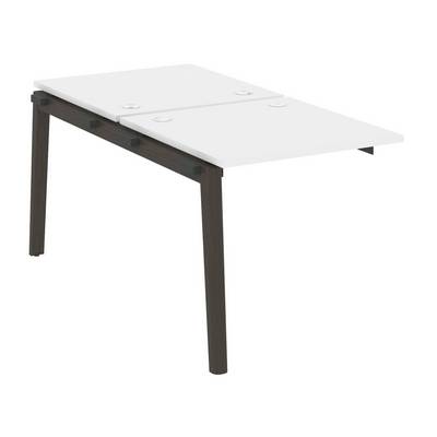 Onix Wood OW.2.NRS-0.8 (Белый бриллиант/Дуб темный) Наборный элемент рабочей станции, опоры - массив дерева