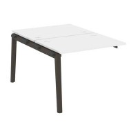 Onix Wood OW.2.NRS-1.7 (Белый бриллиант/Дуб темный) Наборный элемент рабочей станции, опоры - массив дерева