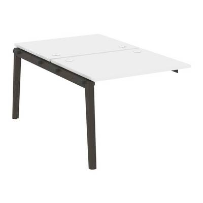 Onix Wood OW.2.NRS-1.8 (Белый бриллиант/Дуб темный) Наборный элемент рабочей станции, опоры - массив дерева