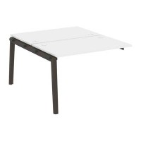 Onix Wood OW.2.NRS-2.7 (Белый бриллиант/Дуб темный) Наборный элемент рабочей станции, опоры - массив дерева