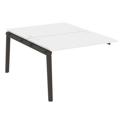 Onix Wood OW.2.NRS-2.8 (Белый бриллиант/Дуб темный) Наборный элемент рабочей станции, опоры - массив дерева