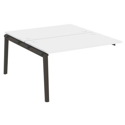 Onix Wood OW.2.NRS-3.8 (Белый бриллиант/Дуб темный) Наборный элемент рабочей станции, опоры - массив дерева