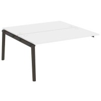 Onix Wood OW.2.NRS-4.8 (Белый бриллиант/Дуб темный) Наборный элемент рабочей станции, опоры - массив дерева