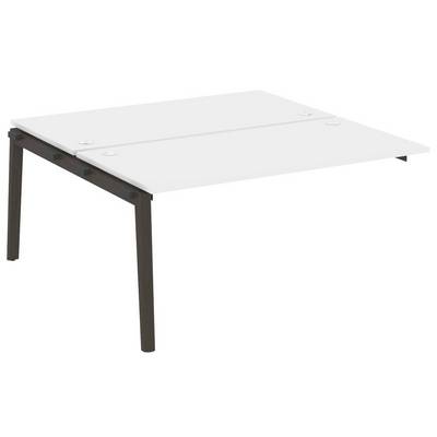 Onix Wood OW.2.NRS-4.8 (Белый бриллиант/Дуб темный) Наборный элемент рабочей станции, опоры - массив дерева