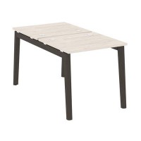 Onix Wood OW.D.RS-2.0.7 (Денвер светлый/Дуб темный) Рабочая станция, опоры - массив дерева